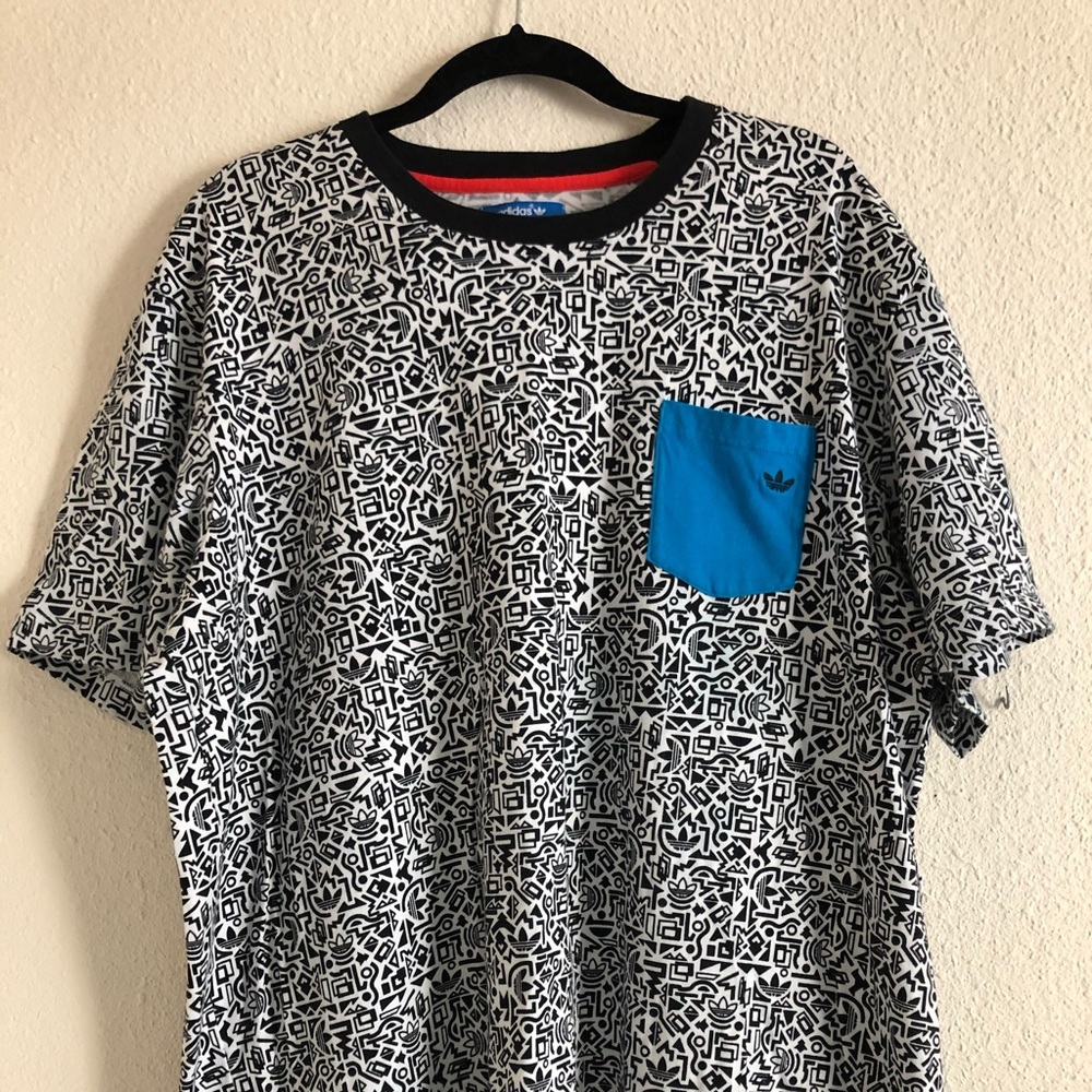 Adidas trefoil tee